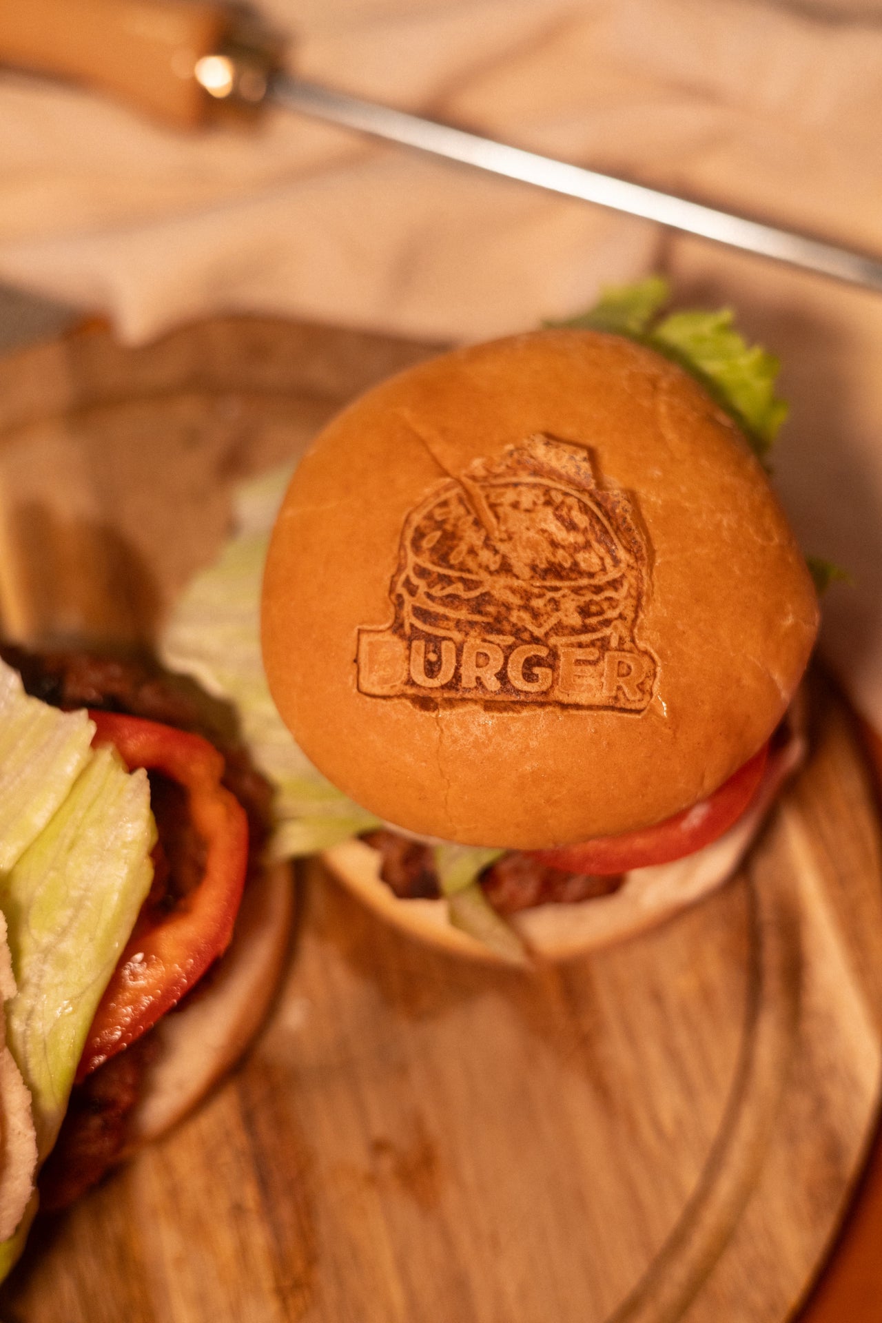 Custom Branding Iron Stamp for Burgers and BBQ