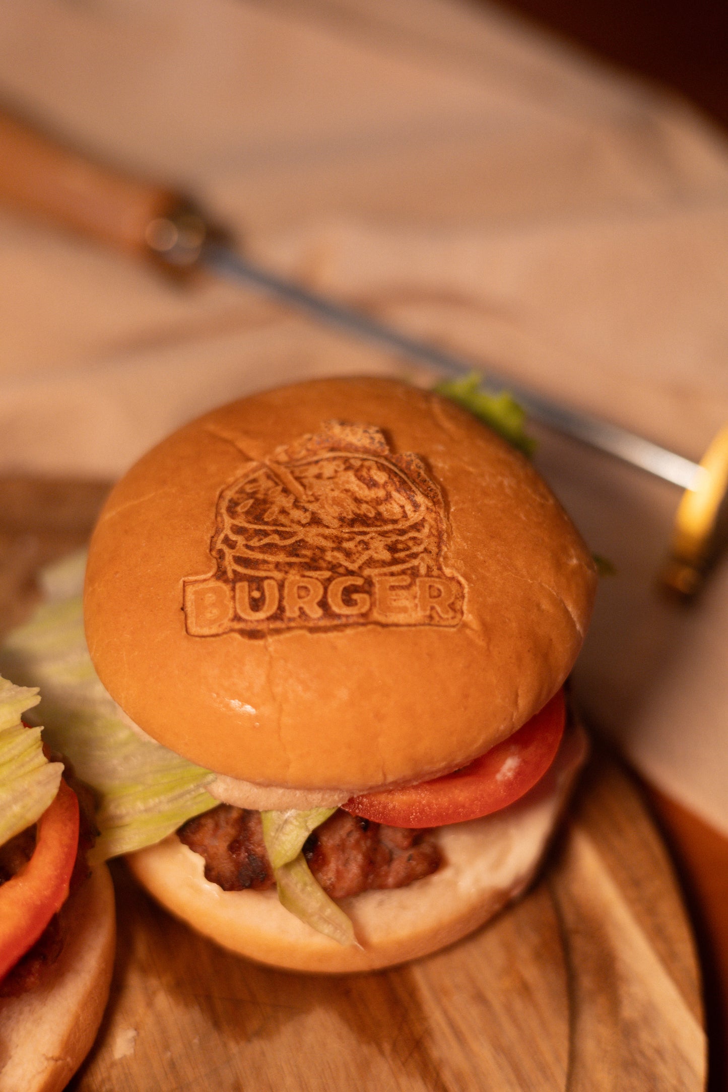 Custom Branding Iron Stamp for Burgers and BBQ