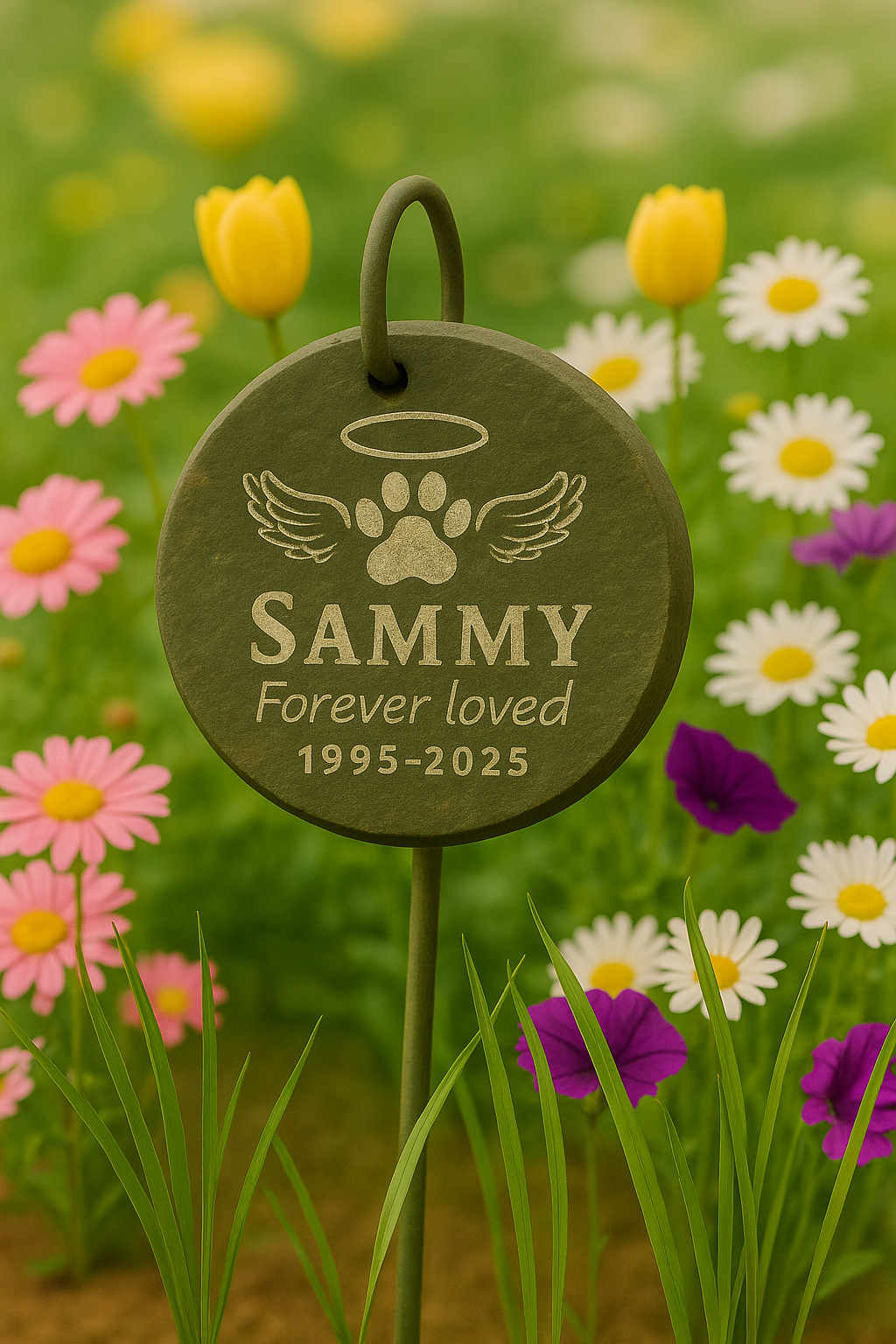 Custom Dog Memorial Stone – Personalized Pet Remembrance Gift