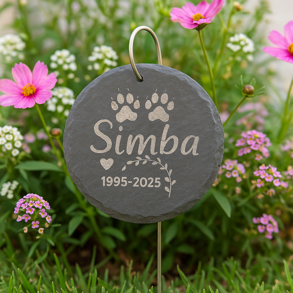 Custom Dog Memorial Stone – Personalized Pet Remembrance Gift