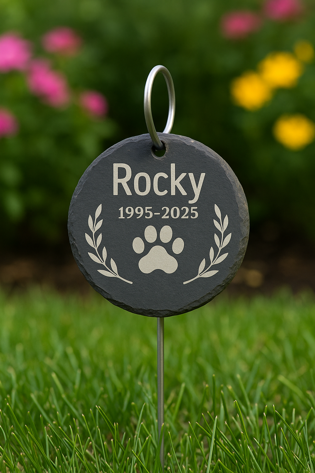Custom Dog Memorial Stone – Personalized Pet Remembrance Gift