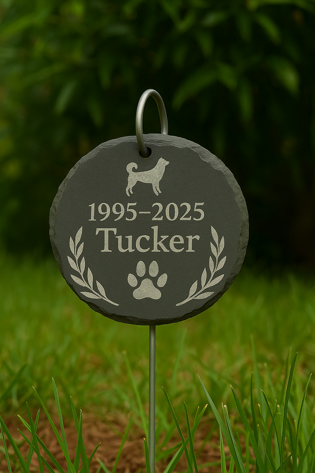 Custom Dog Memorial Stone – Personalized Pet Remembrance Gift