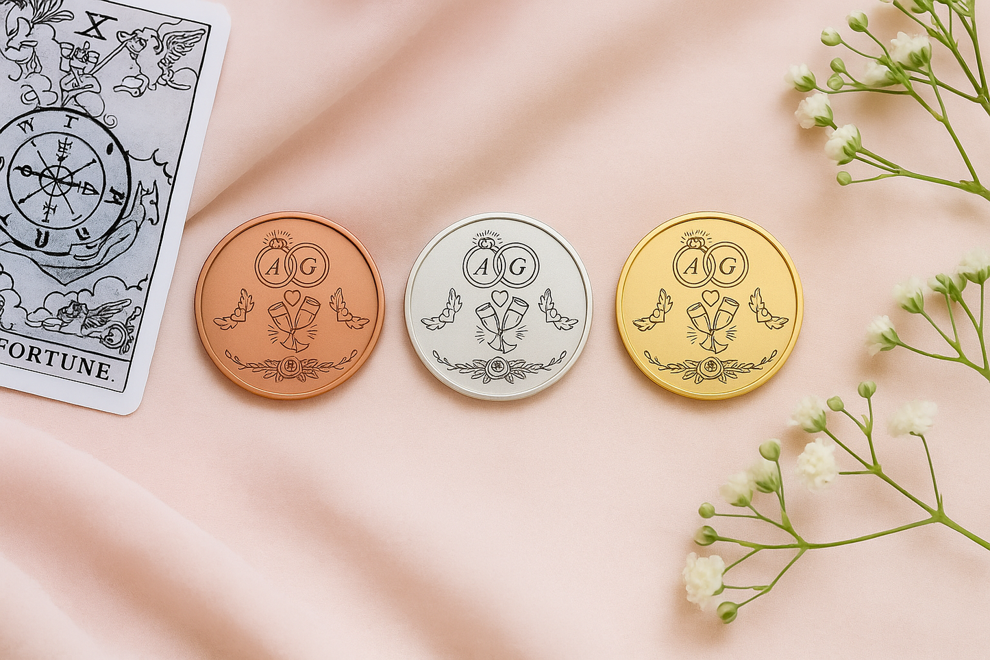 Custom Decision Coin for Couples – Personalized Flip Coin Gift