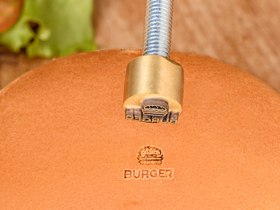 Custom Branding Iron Stamp for Burgers, BBQ and Steaks