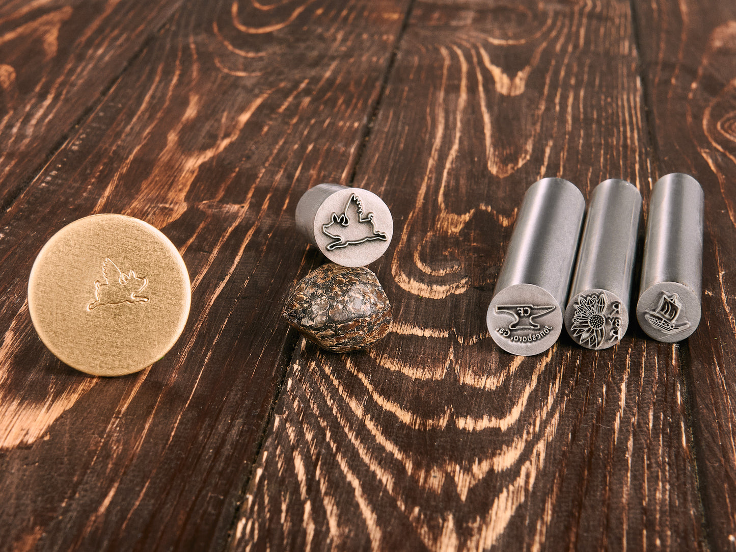 Custom hand stamps for jewelry