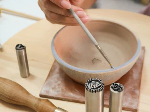 How to Stamp Clay