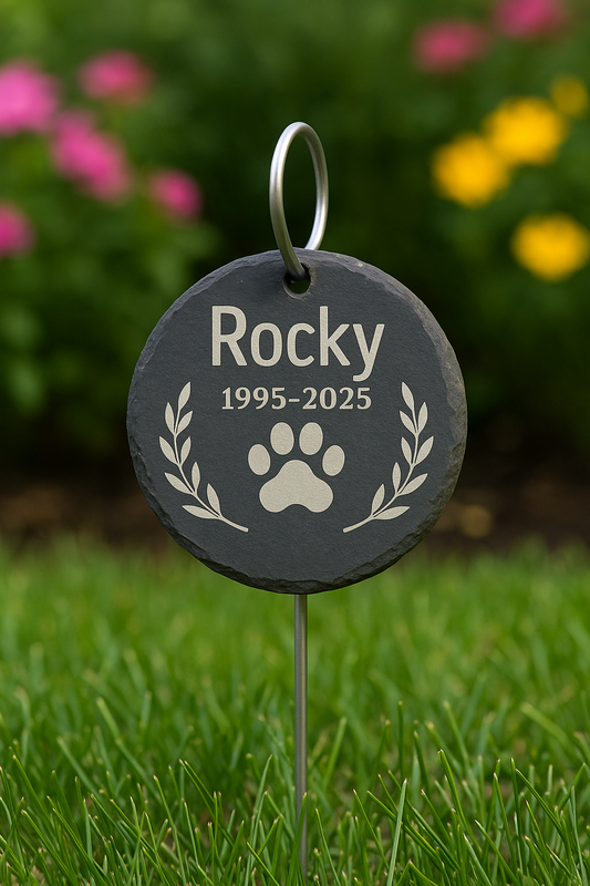 Custom Dog Memorial Stone – Personalized Pet Remembrance Gift