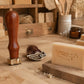 Custom Stamp for Soap and Ceramics with Wooden Handle